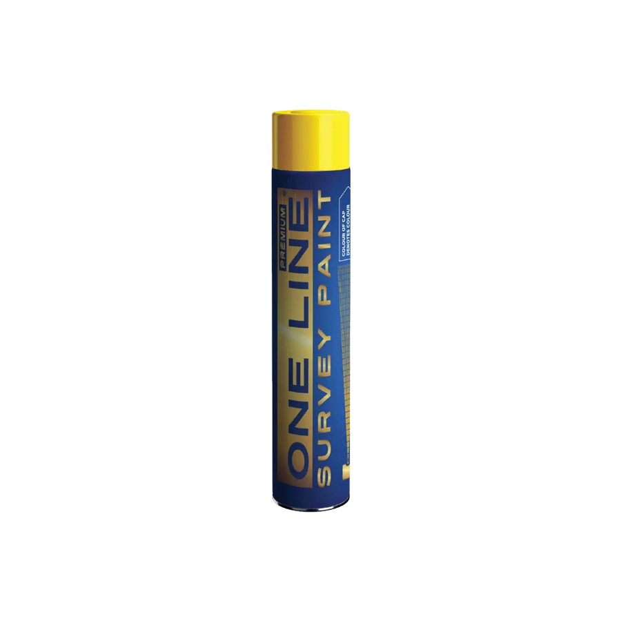 Temporary One Line Marking Paint - Yellow, Single image