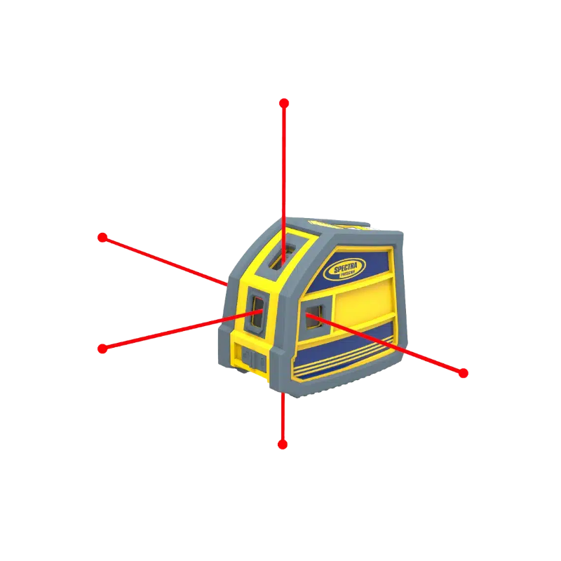 Spectra LP51 5-Beam Point Laser Red image 0