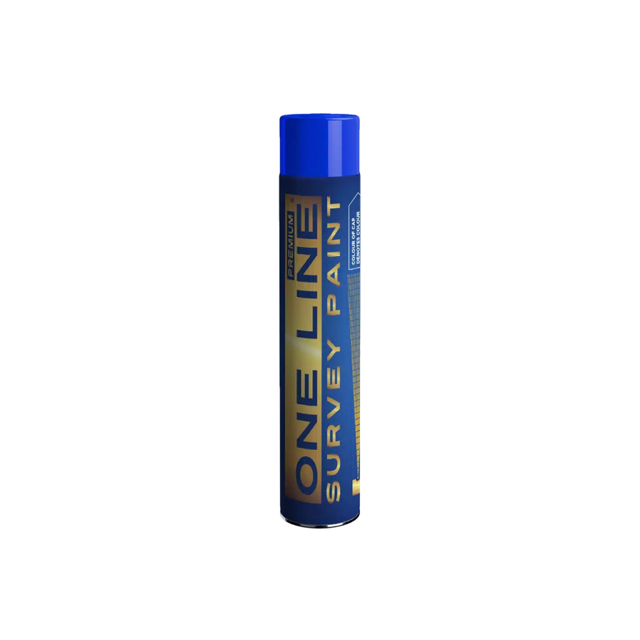 Temporary One Line Marking Paint - Blue, Single image