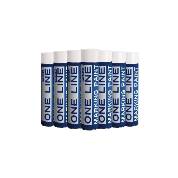 Semi-Permanent One Line Marking Paint - White, Box of 12 image