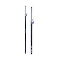 Carbon Fibre 2.5 m Metric Grad Fixed Tip GPS Rover Pole image 0
