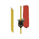 Sliding Pole 360 prism Trimble compatible , Prism offset +2mm image 0