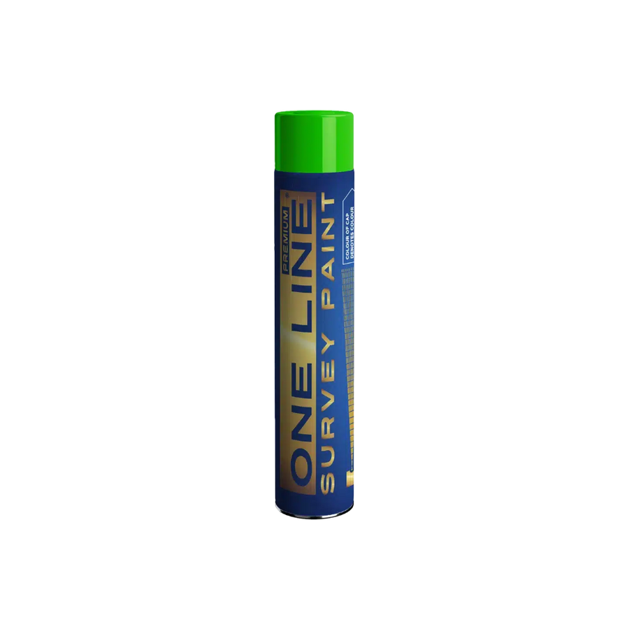 Temporary One Line Marking Paint - Green, Single image