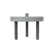 Pillar Plate Stainless Steel with with 5/8″ Thread &amp; Rebar Pins image 1