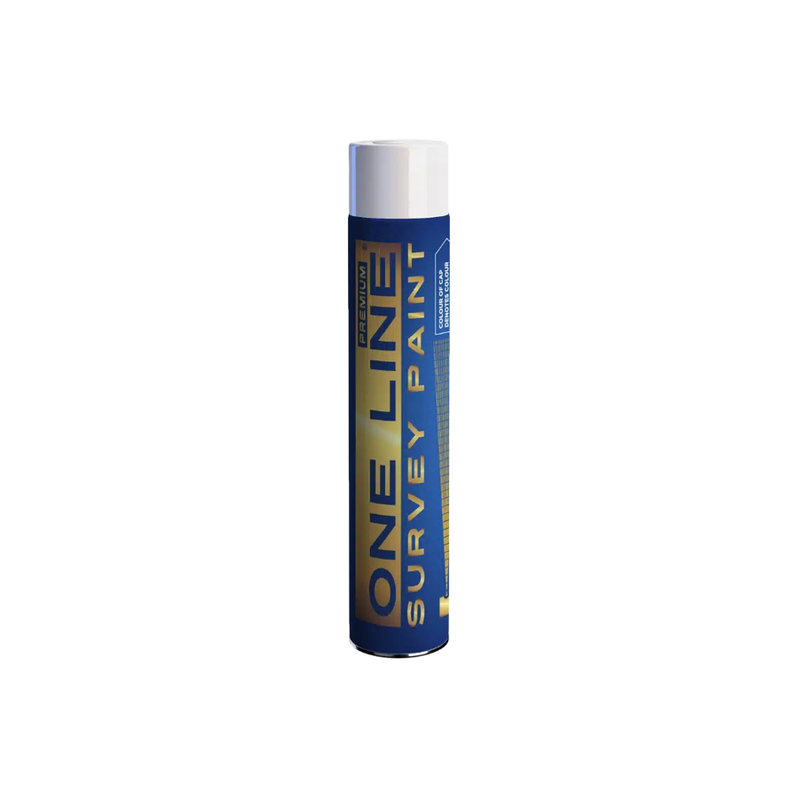 Temporary One Line Marking Paint - White, Single image