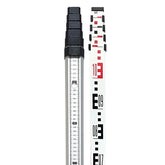 5m Telescopic Construction Staff Aluminium with Bubble & Bag