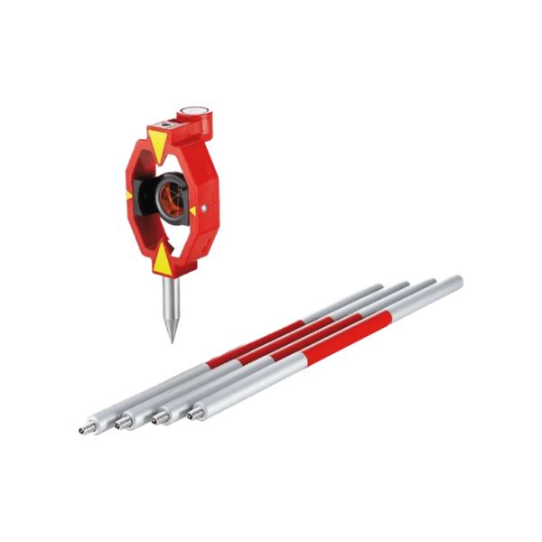Trimble Style Mini Prism -17.5mm with holder and poles image 0
