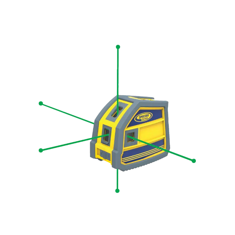 Spectra LP51 5-Beam Point Laser Green image 0