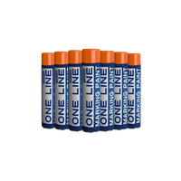 Semi-Permanent One Line Marking Paint - Orange, Box of 12 image