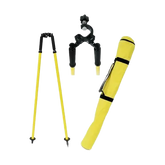 Bipod Thumb-Release V-Series Anti-Crush Pole Bipod Yellow image 2