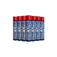 Semi-Permanent One Line Marking Paint - Red, Box of 12 image