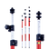 Fiberglass Prism Pole 2.6m image 1