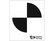Scanner Target Black and White Vinyl with laminate image 0