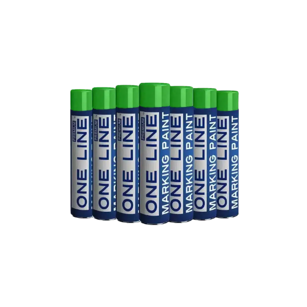 Semi-Permanent One Line Marking Paint - Green, Box of 12 image